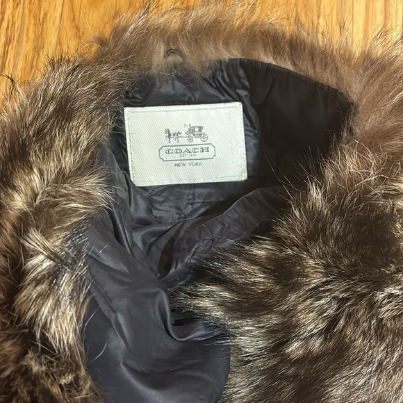 Coach down belted coat - size small - Picture 2 of 6